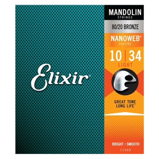 Elixir Nanoweb Mandolin 80/20 - 10-34