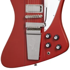 Epiphone 1963 Firebird V Maestro In Case Ember Red