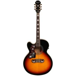 Epiphone J200EC Studio Left Handed - Vintage Sunburst