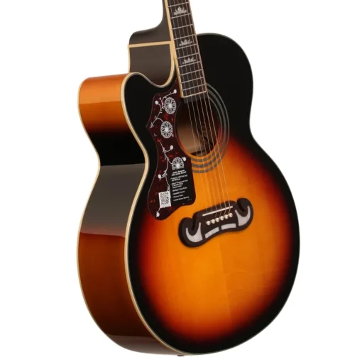 Epiphone J200EC Studio Left Handed - Vintage Sunburst