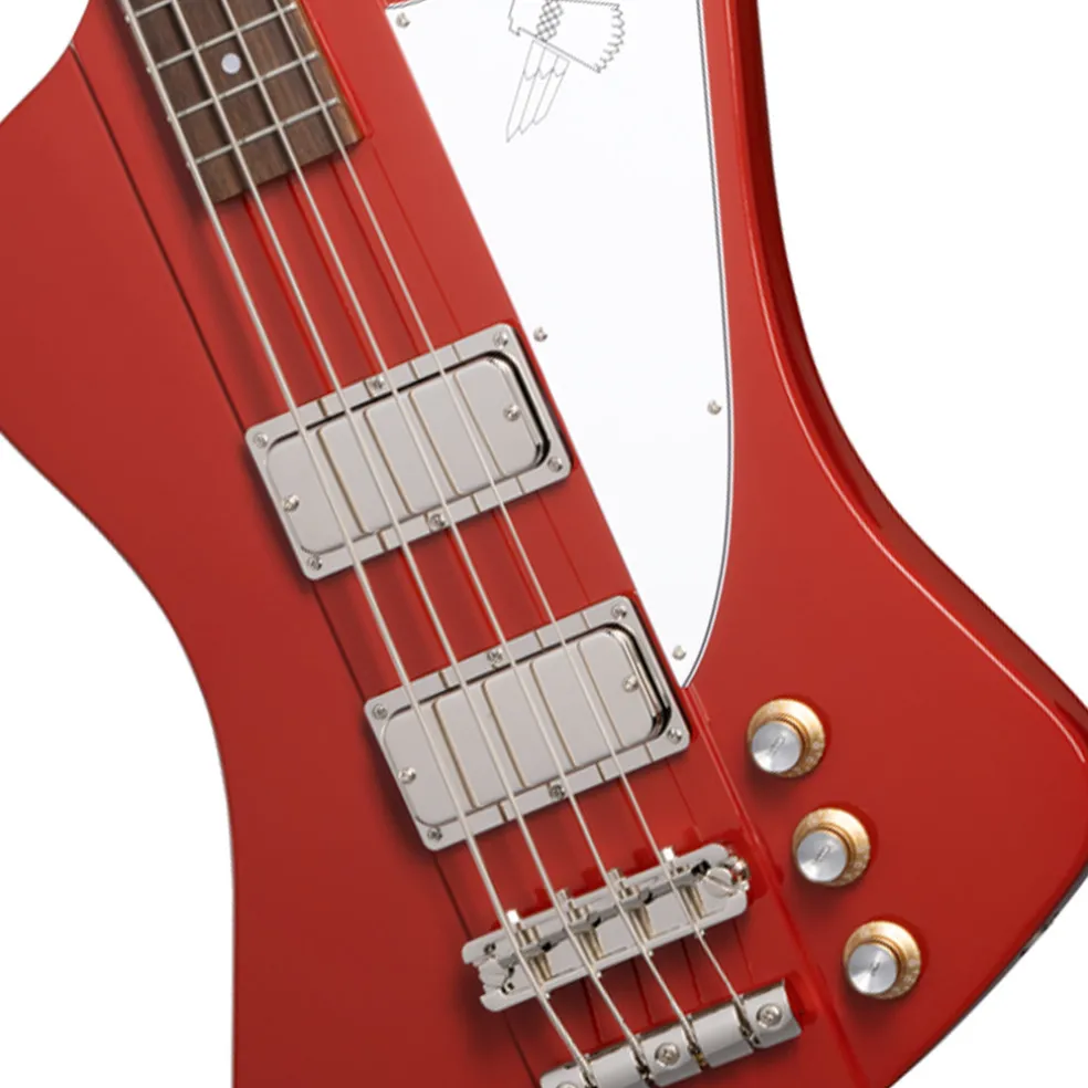 Epiphone Thunderbird 64 In Gig Bag Ember Red