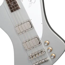 Epiphone Thunderbird 64 In Gig Bag Silver Mist