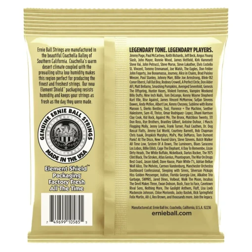 Erine Ball Earthwood Custom Light Phos Brnz Ac Gtr Strings 3 Pk 11.5 54