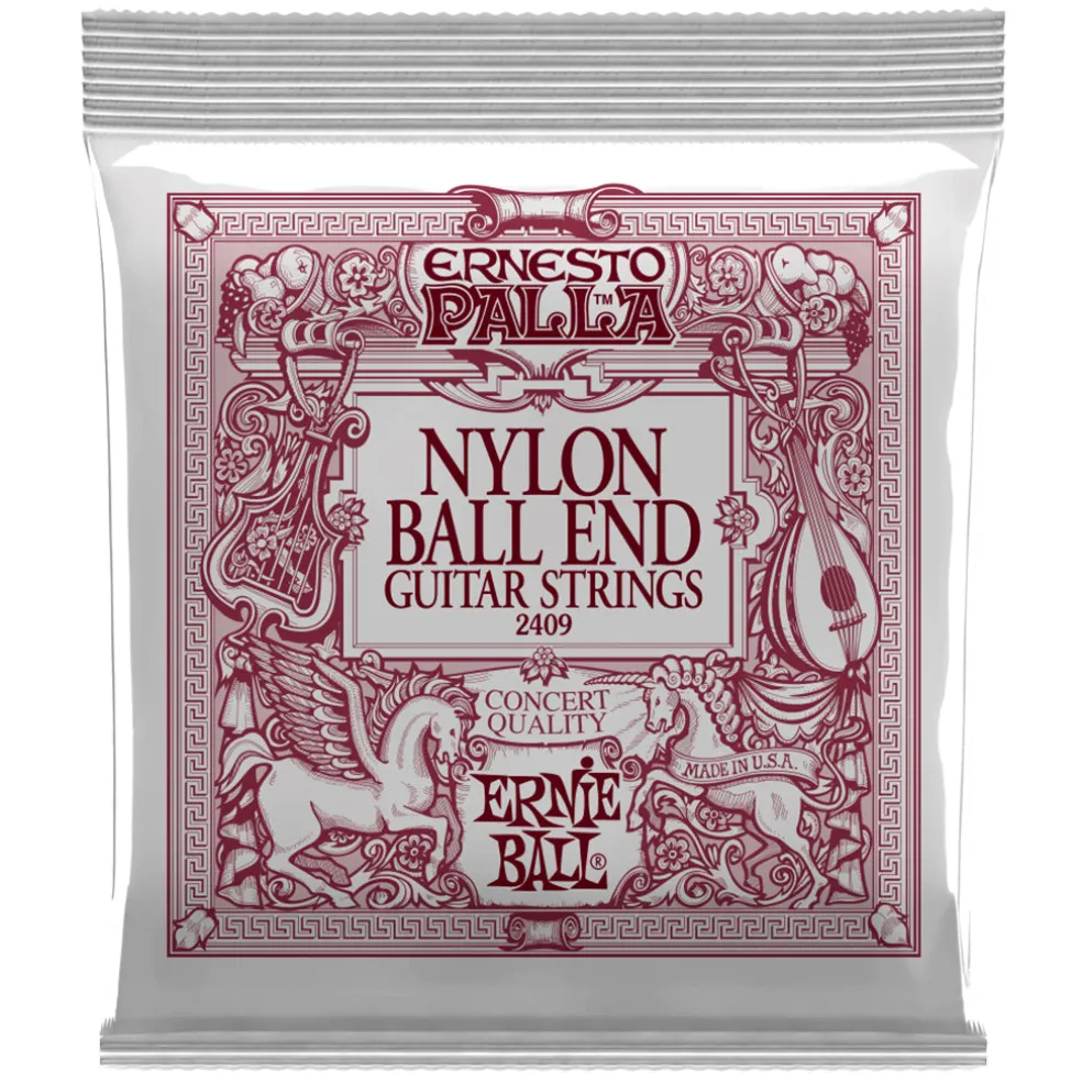 Ernie Ball Ernesto Palla Black and Gold Ball-End Nylon Classical Guitar String