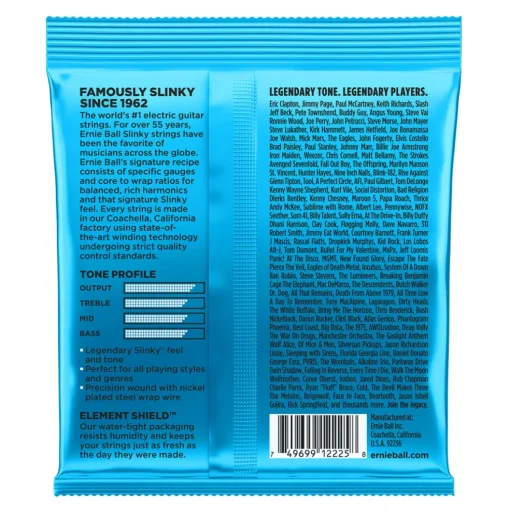 Ernie Ball Extra Slinky Nckl Wnd Elec Gtr Strings 3 Pk 8 38
