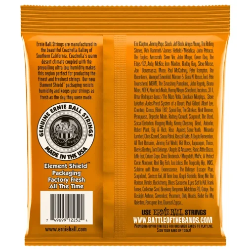 Ernie Ball Hybrid Slinky Classic Rock n Roll Pure Nickel Wrap Electric Guitar Strings, 9-46 Gauge