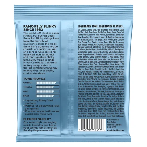Ernie Ball Primo Slinky Nickel Wound Electric Guitar Strings - 3-Pack 9.5-44