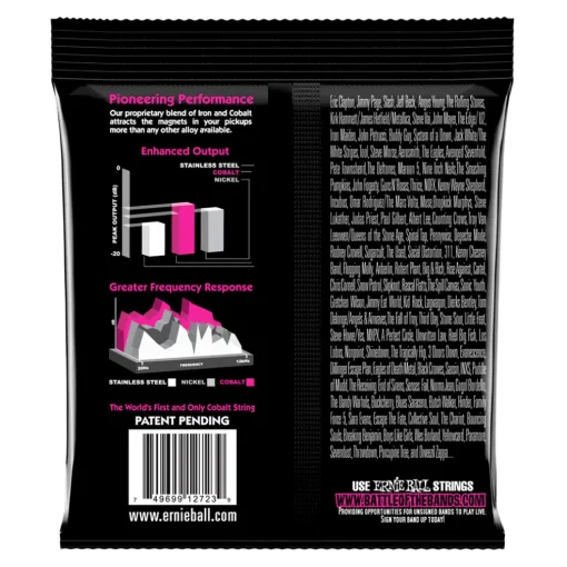 Ernie Ball Super Slinky Cobalt Electric Guitar Strings - 3-Pack 9-42