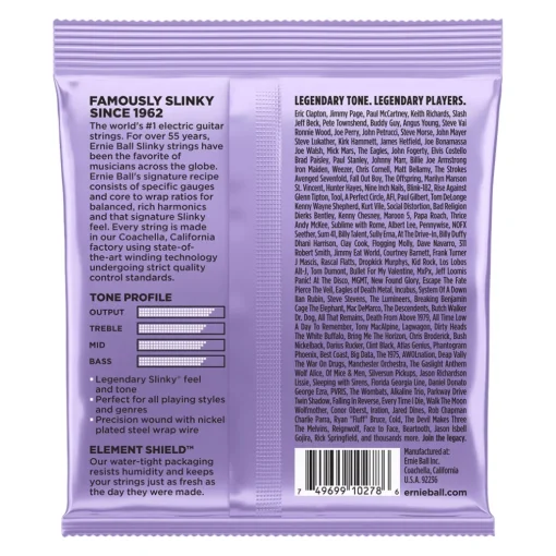 Ernie Ball Ultra Slinky Nickel Wound Electric Guitar Strings - 3-Pack 10-48