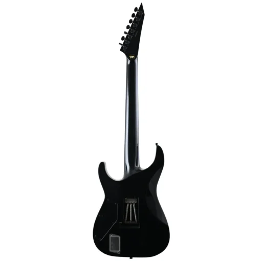 ESP Custom Shop 7-String Electric Guitar w/ Floyd Rose & EMG Pickups - Gloss Black