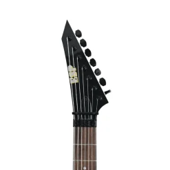 ESP Custom Shop 7-String Electric Guitar w/ Floyd Rose & EMG Pickups - Gloss Black