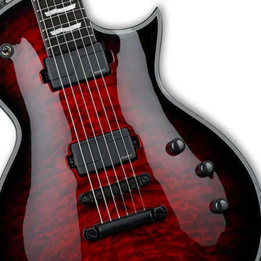 ESP E-II Eclipse 2 Quilted Maple - See Thru Black Cherry Sunburst