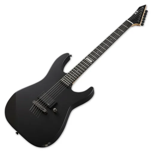 ESP E-II M-I Neck Thru NT - Black Satin