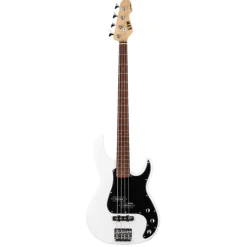 ESP LTD AP-204 Bass Guitar - Snow White Satin