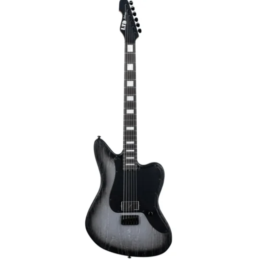 ESP LTD Deluxe XJ-1 Baritone HT Electric Guitar - Silver Blast