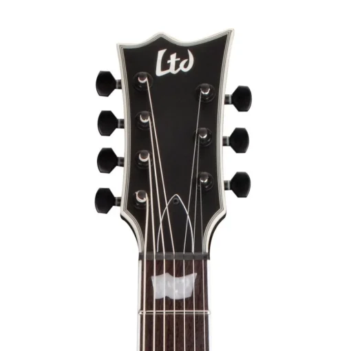 ESP LTD EC-407 7-String Electric Guitar - Black Satin
