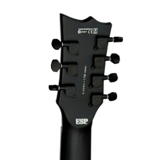 ESP LTD EC-407 7-String Electric Guitar - Black Satin