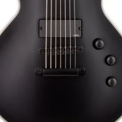 ESP LTD EC-407 7-String Electric Guitar - Black Satin