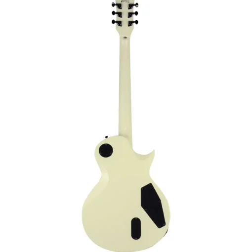 ESP LTD Eclipse EC-401 Left Handed Electric Guitar w/ EMG Pickups - Olympic White - LEC-401OWLH