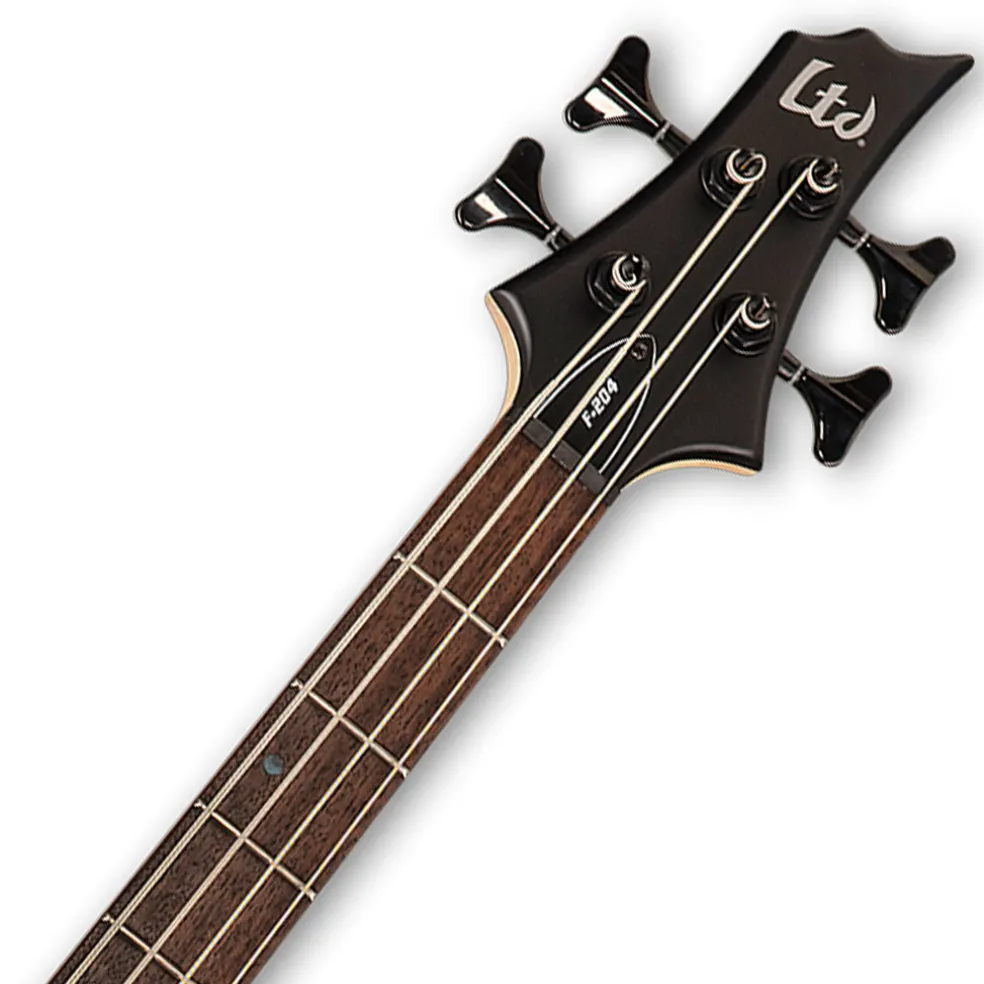 ESP LTD F204 Bass in Black Satin
