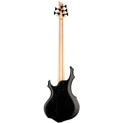 ESP LTD F-205 5-String Bass Guitar - Black Satin