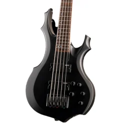 ESP LTD F-205 5-String Bass Guitar - Black Satin