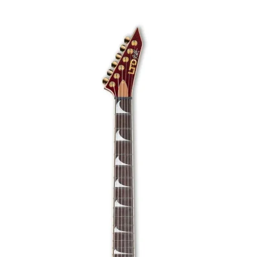 ESP LTD Kirk Hammett Signature V Electric Guitar- Red Sparkle - LKH-VRSP