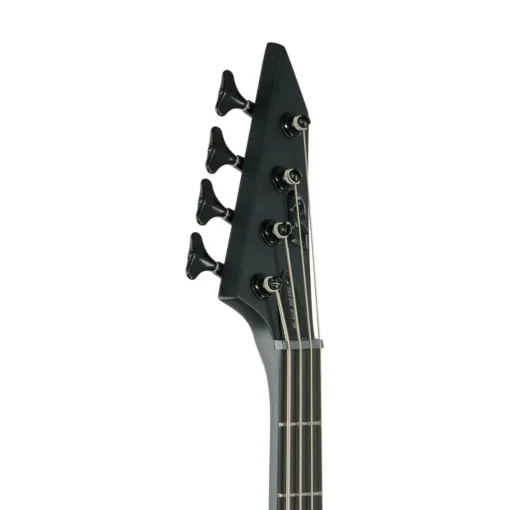 ESP LTD M-4 Black Metal Bass Guitar - Black Satin