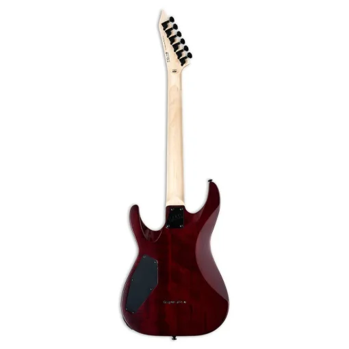 ESP LTD MH-200QM NT Roasted Jatoba Fingerboard - See Thru Black Cherry