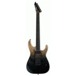ESP LTD M-1000HT Burled Poplar Top Fishman Fluence Pickups - Black Fade