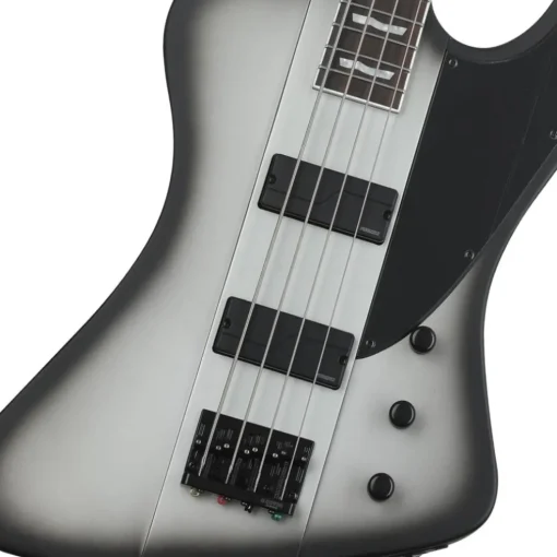 ESP LTD Phoenix 1004 Bass Guitar - Silver Sunburst Satin