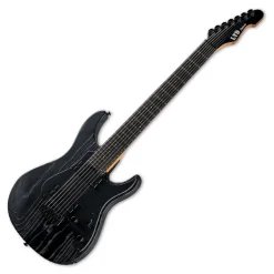 ESP LTD SN-1007 HT Baritone Electric Guitar - Black Blast