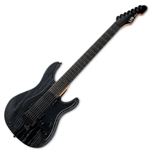 ESP LTD SN-1007 HT Baritone Electric Guitar - Black Blast