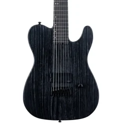 ESP LTD TE-1007 Baritone Electric Guitar - Black Blast