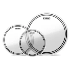 Evans EC2S Clear Fusion Tom Pack - 10" 12" 14"
