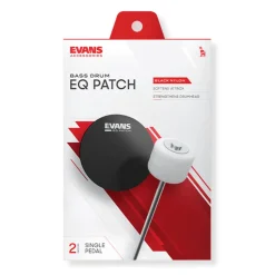 Evans EQ Black Nylon Single Patch