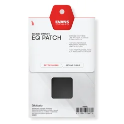 Evans EQ Black Nylon Single Patch