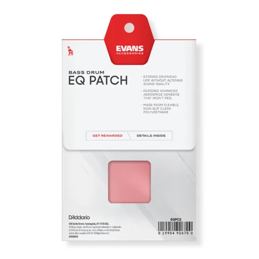 Evans EQ Clear Plastic Double Patch