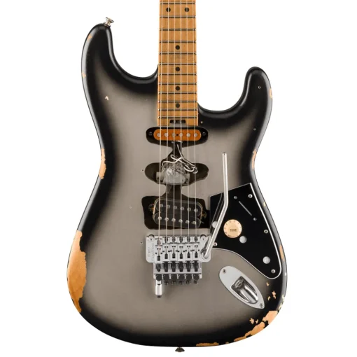 EVH Limited Edition Frankenstein Relic Series with Maple Fingerboard - Silverburst