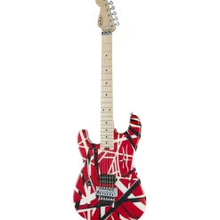 EVH Striped Series Left Handed - Red Black White