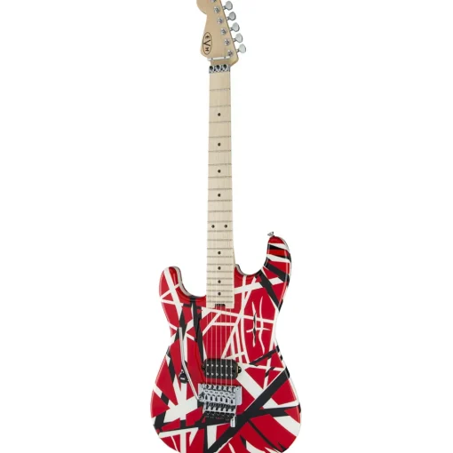 EVH Striped Series Left Handed - Red Black White