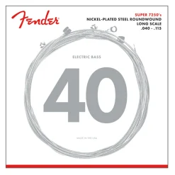 Fender 7250 Bass Strings Nickel Plated Steel Long Scale 7250 5L .040 to .115 Gauges 5