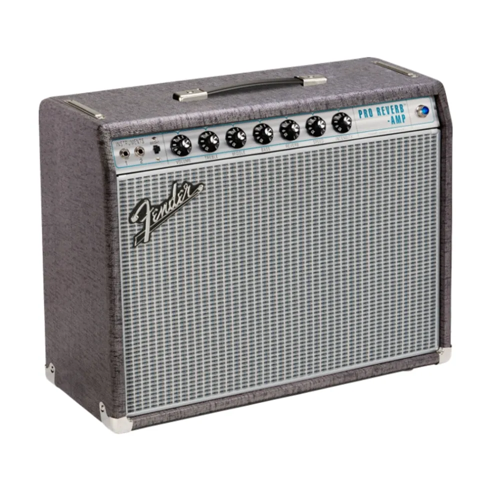 Fender '68 Custom Pro Reverb 1x12-inch Tube Combo Amp - Pewter/Silver