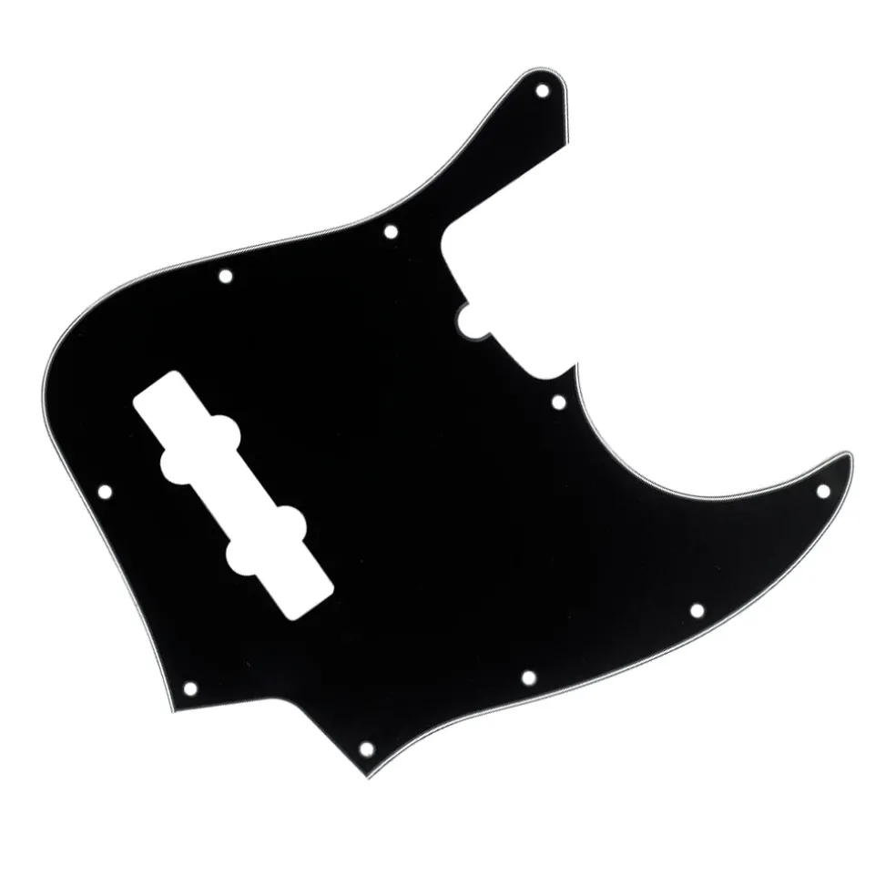 Fender - Pickguard, Jazz Bass®, 10-Hole Mount (with Truss Rod Notch), B/W/B, 3-Ply