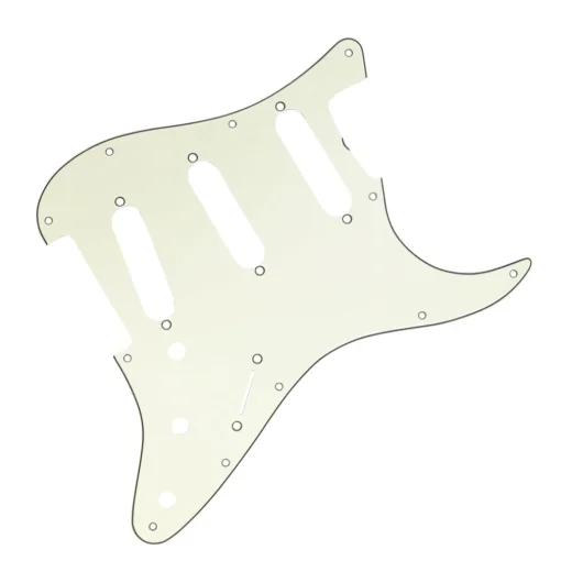 Fender - Pickguard, Stratocaster® S/S/S, 11-Hole Vintage Mount (with Truss Rod Notch), Mint Green, 3-Ply