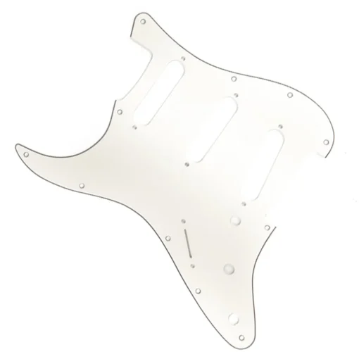 Fender - Pickguard, Stratocaster® S/S/S (Left Hand), 11-Hole Mount, Parchment, 3-Ply