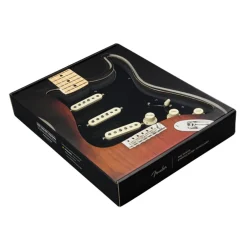 Fender - Pre-Wired Strat Pickguard, Custom Shop Texas Special SSS, Black 11 Hole PG