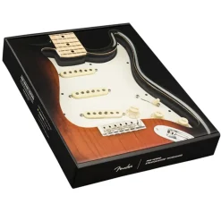 Fender - Pre-Wired Strat Pickguard, Custom Shop Fat 50's SSS, Parchment 11 Hole PG
