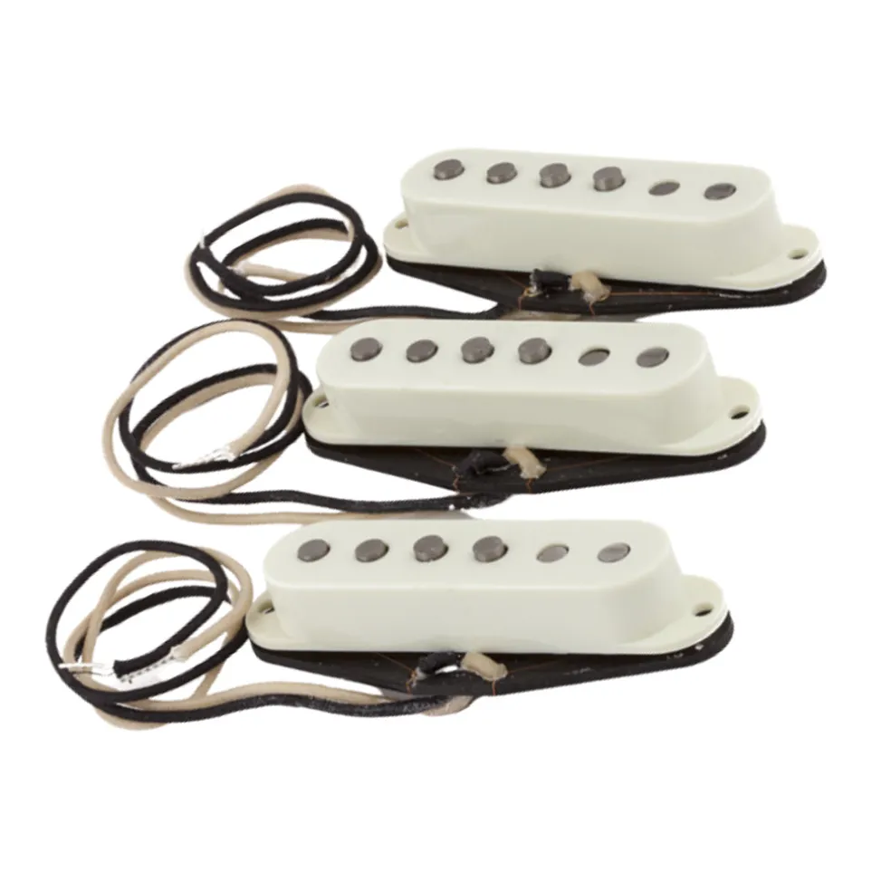 Fender - Pure Vintage '59 Strat® Pickup Set, Vintage White (3)