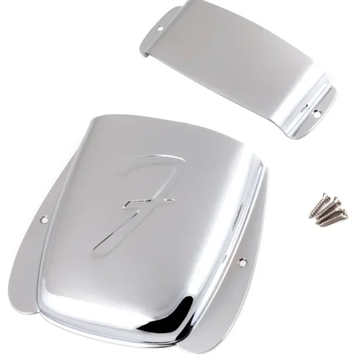 Fender - Pure Vintage Jazz Bass Ashtray Cover Set - Steel/Chrome